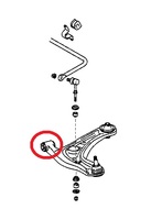 Thumb front wishbone control arm bush kit toyota mr2 mk3 spf2781k