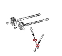 Thumb seat valve spring toyota 13734 88361 13734 88460