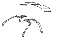 Thumb mr2 t bar rubbers geuine toyota tagra sw20